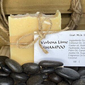 Goat Milk Verbena Lime Shampoo Bar